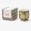 Adopo Tiger Ceramic Candle - Black Cedar & Fig