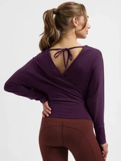 Ala Long Sleeve Yoga Top - Bloom