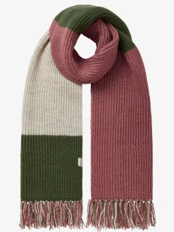 Alexa Lambswool Scarf - Rose Stripe