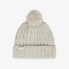 Alpine Lambswool Bobble Hat - Natural