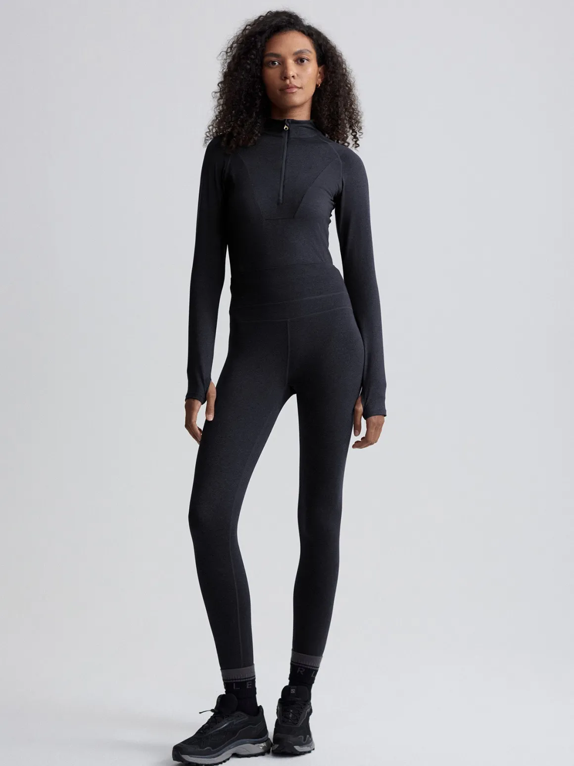 Always Warm Base Layer Legging - Black Marl