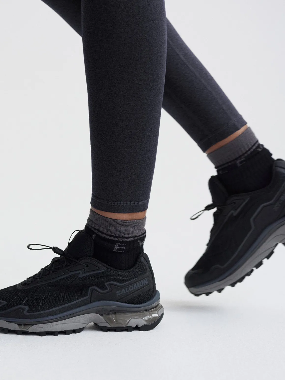 Always Warm Base Layer Legging - Black Marl