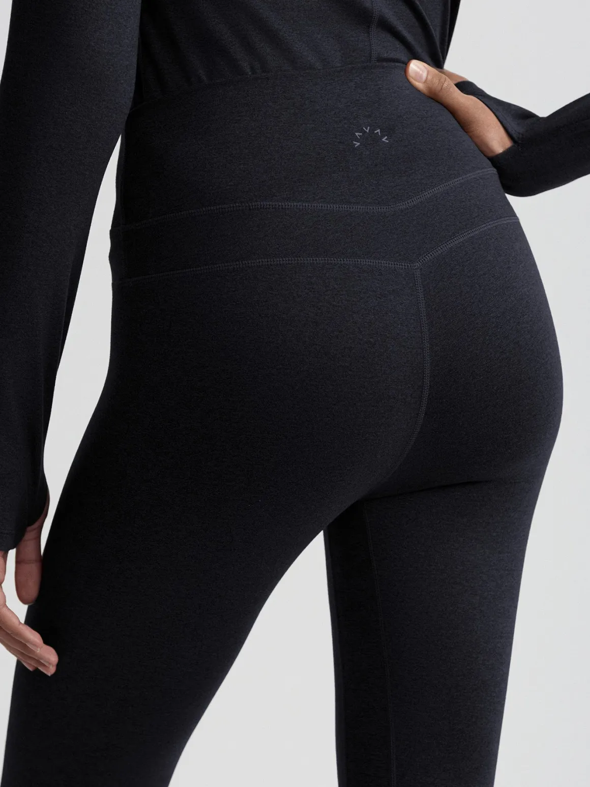 Always Warm Base Layer Legging - Black Marl