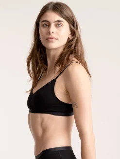 Anastasia Organic Cotton Bra - Black
