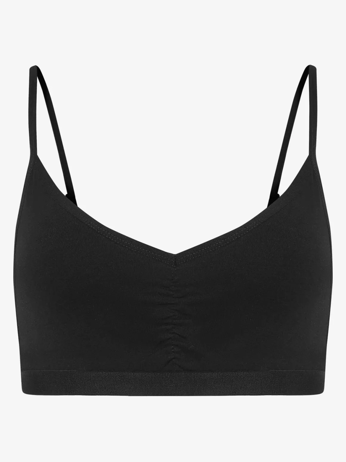 Anastasia Organic Cotton Bra - Black