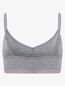 Anastasia Organic Cotton Bra - Marl Grey