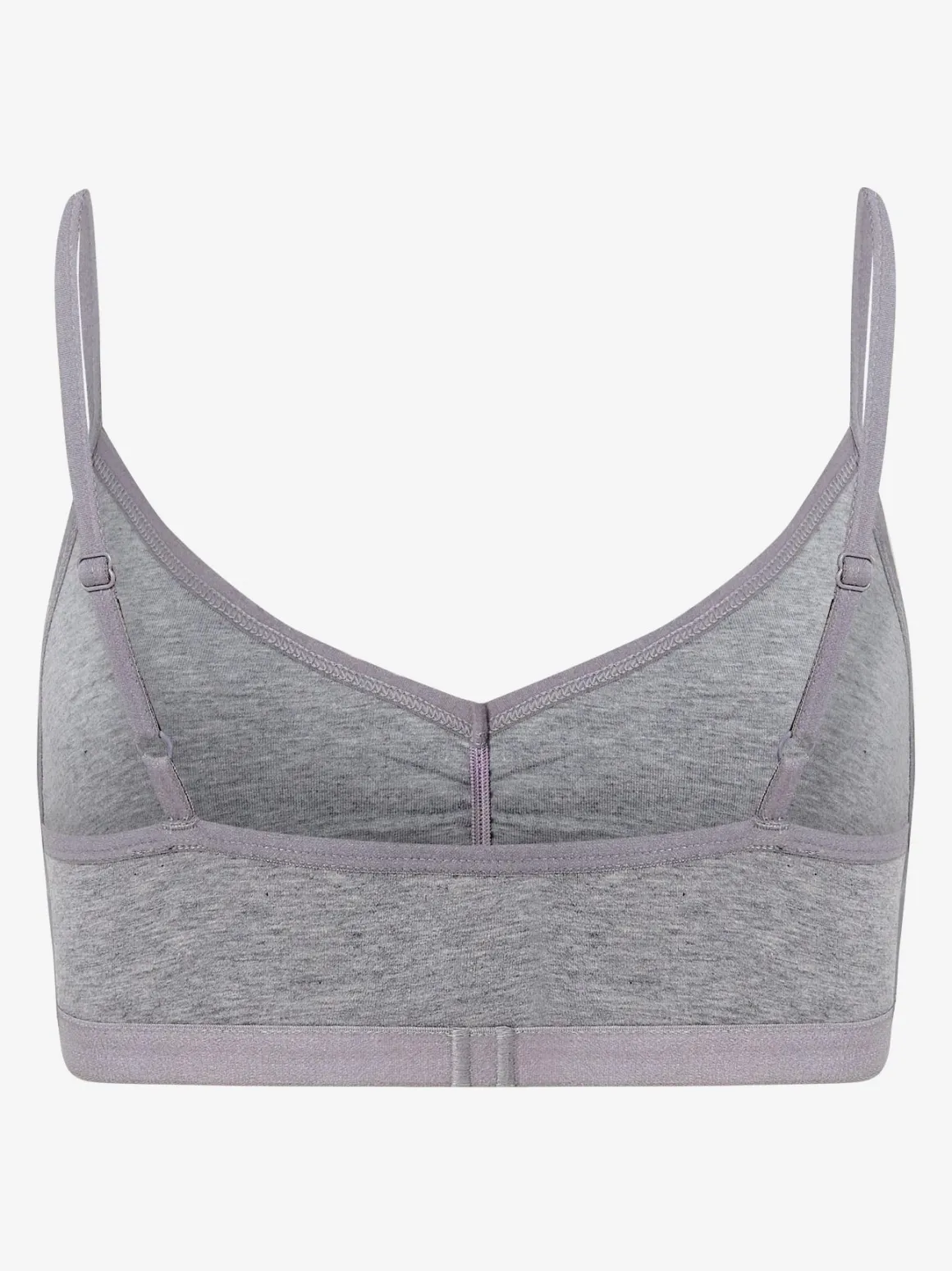 Anastasia Organic Cotton Bra - Marl Grey