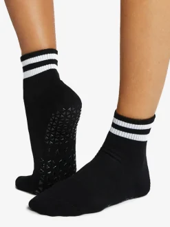 Aria Grip Socks - Ebony