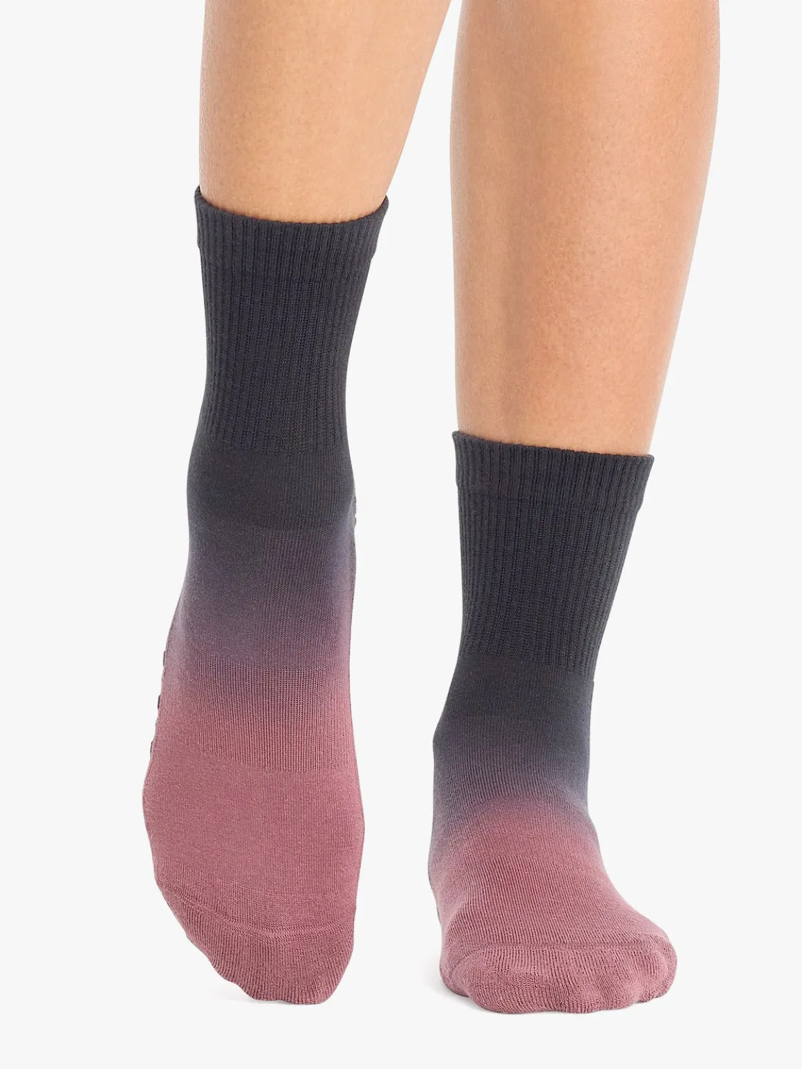 Aria Grip Socks - Wine Ombre