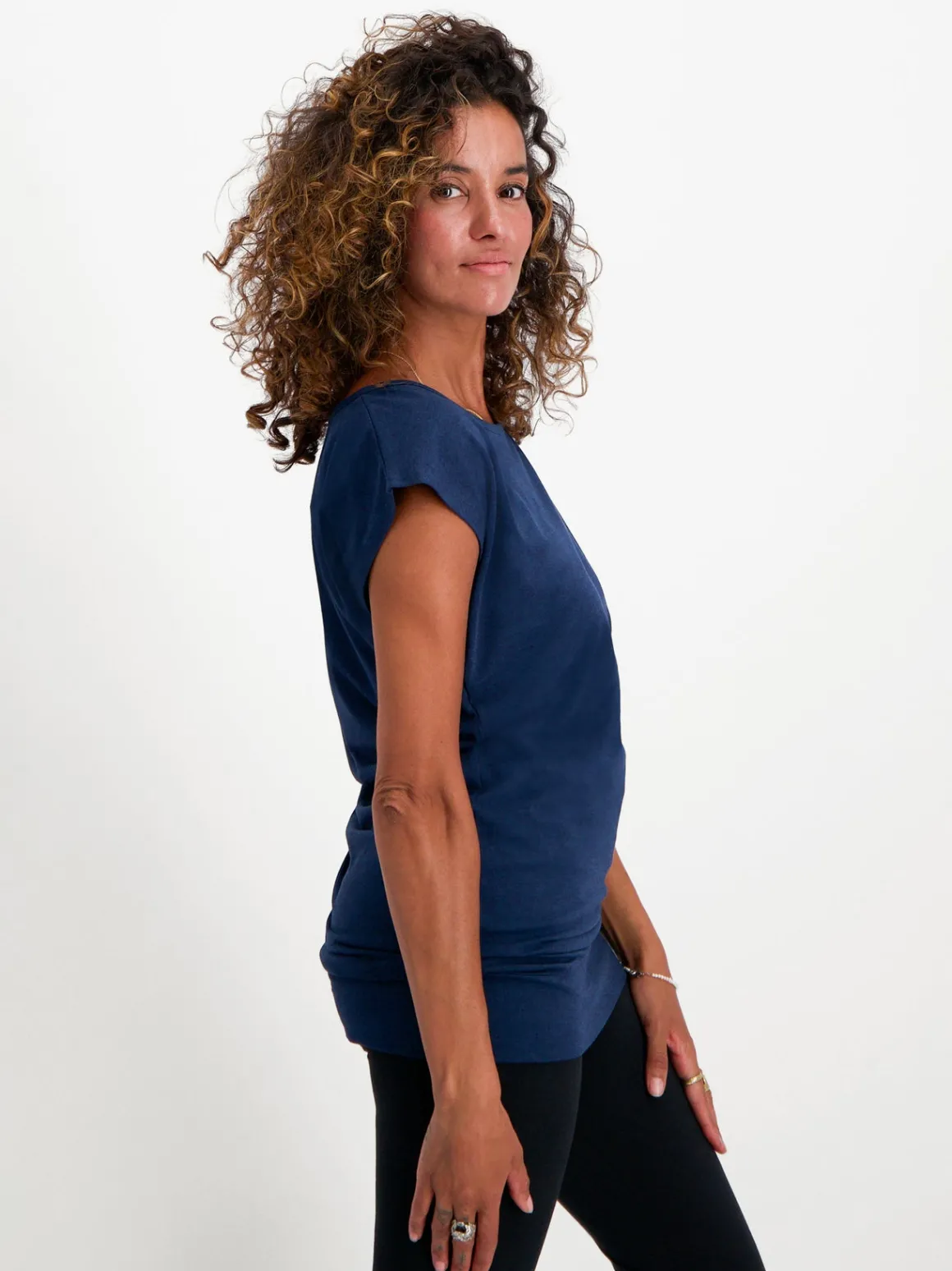 Asana Yoga Tee - Midnight