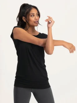Asana Yoga Tee - Onyx Black