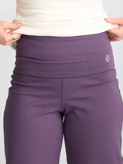 Aspire Cropped Harem Pants - Grape