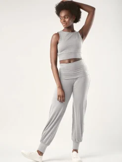 Aspire Harem Pants - Marl Grey