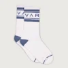 Astley Active Sock - White/Ash Blue