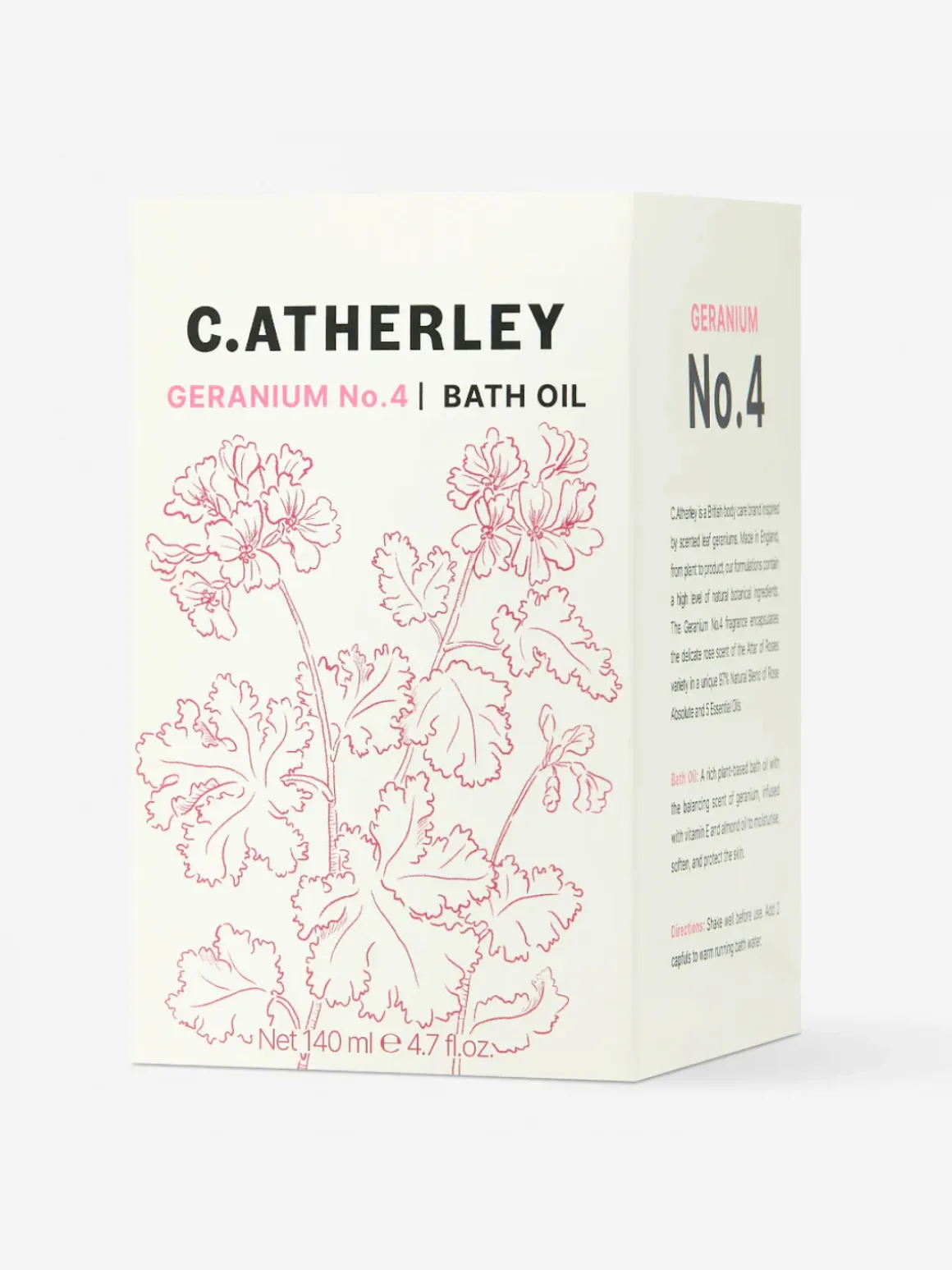 Bath Oil 140ml - Geranium No.4