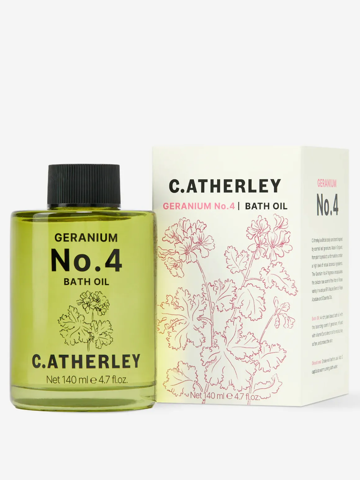 Bath Oil 140ml - Geranium No.4