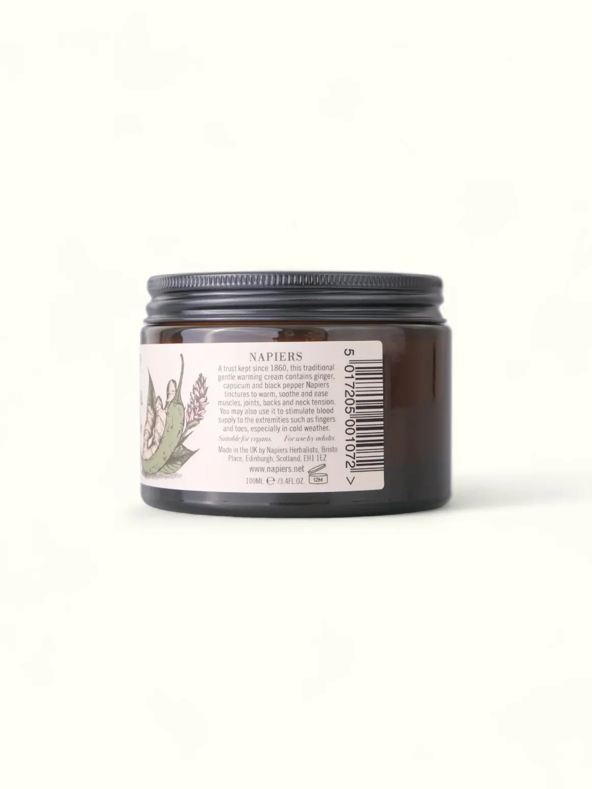 Capsicum & Ginger Warming Cream 100ml