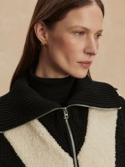 Caspian Sherpa Gilet - Black