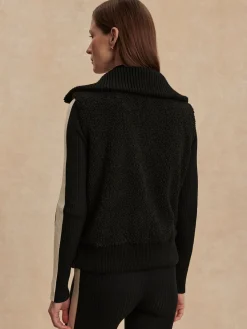 Caspian Sherpa Gilet - Black