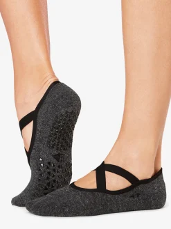 Chloe Grip Socks - Shadow