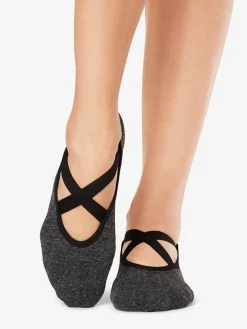Chloe Grip Socks - Shadow