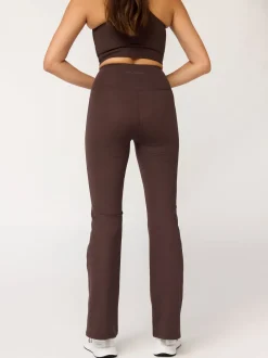 Compressive Flare Legging - Driftwood