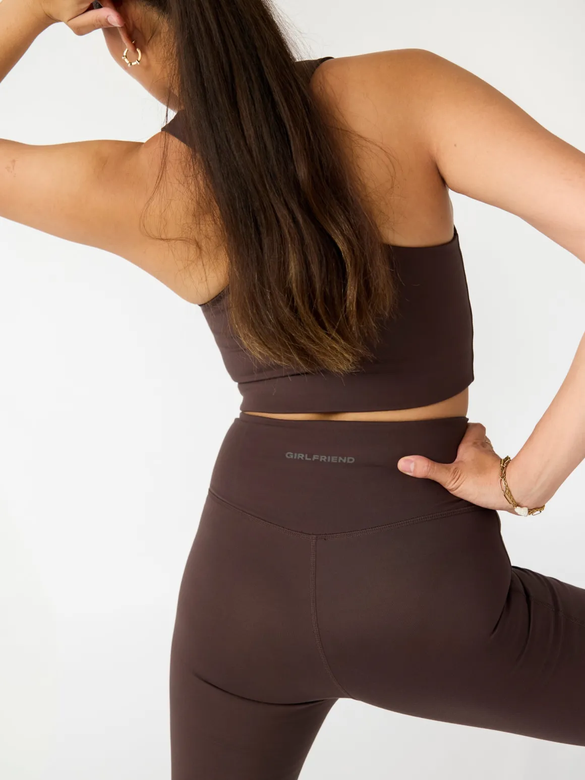 Compressive Flare Legging - Driftwood