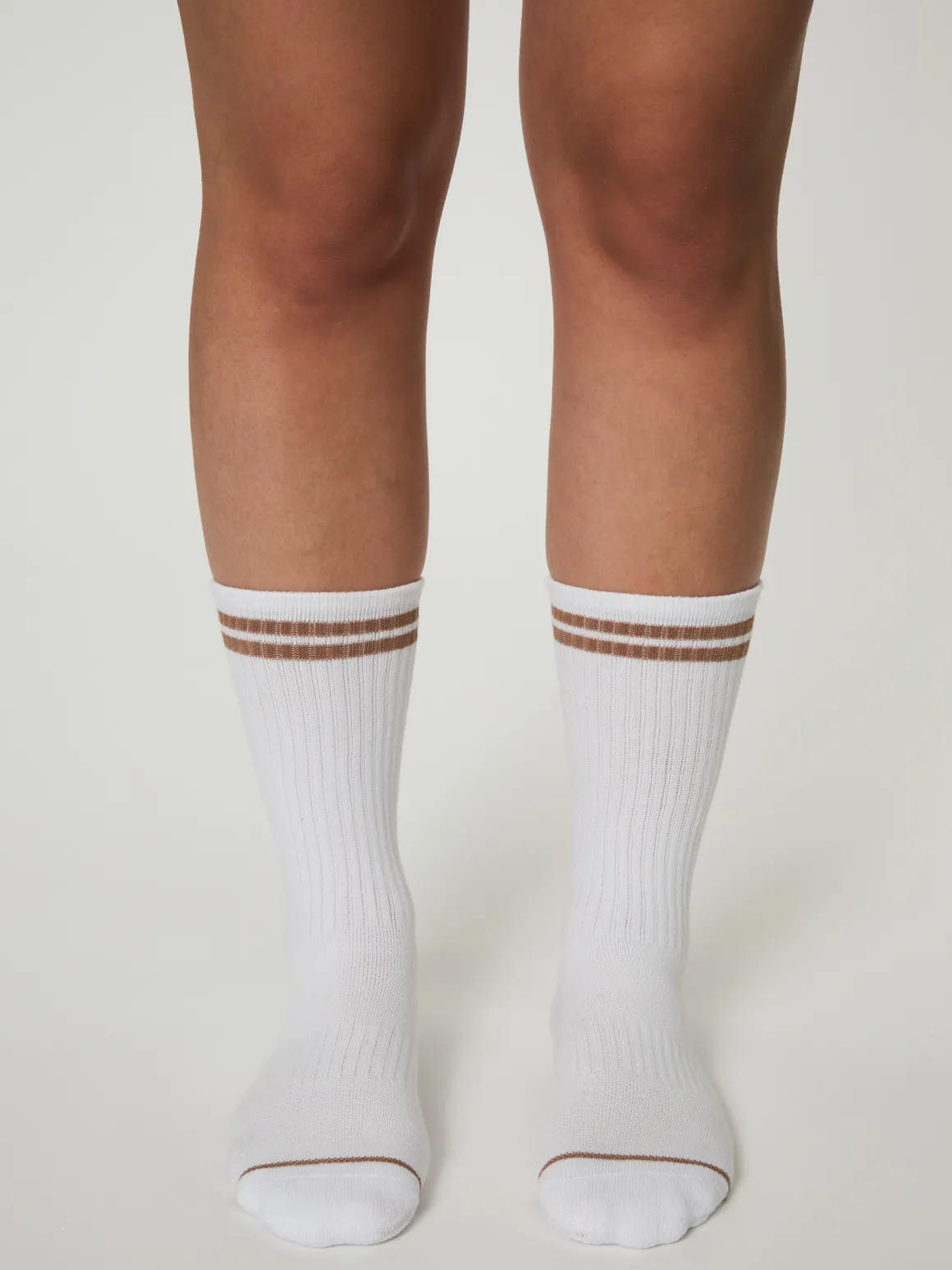 Crew Socks - Brownie Striped