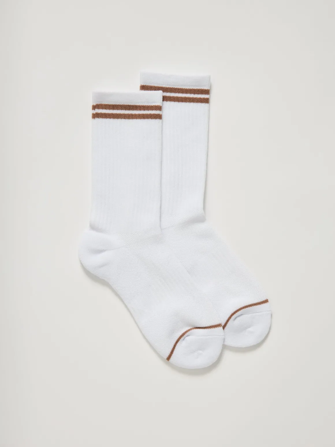 Crew Socks - Brownie Striped