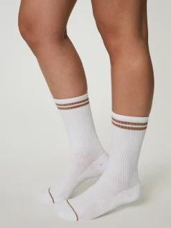 Crew Socks - Brownie Striped