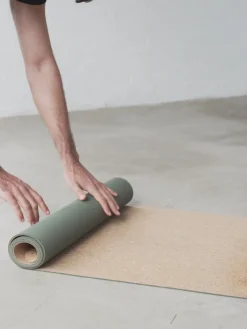 Eco Cork Yoga Mat - Green