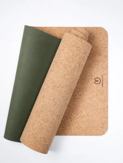 Eco Cork Yoga Mat - Green