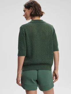 Ellie Knit Shirt - Cilantro