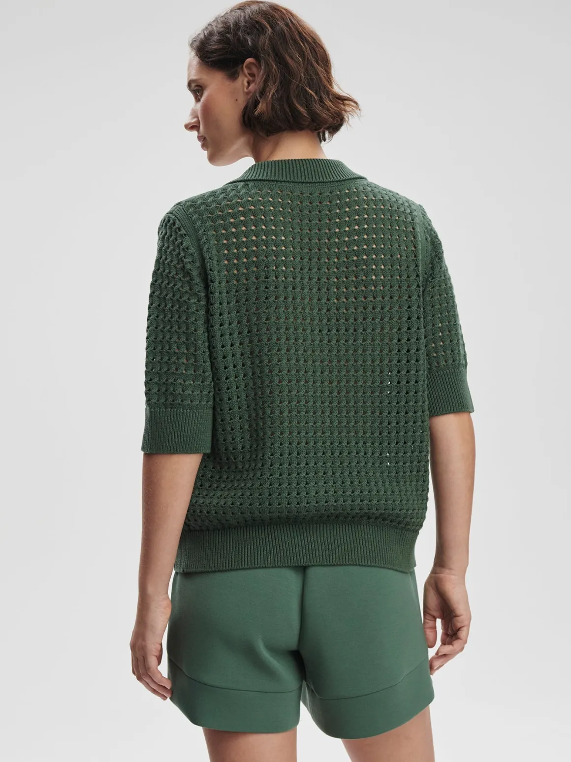 Ellie Knit Shirt - Cilantro