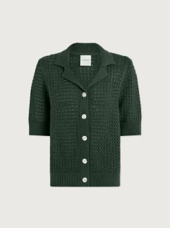 Ellie Knit Shirt - Cilantro