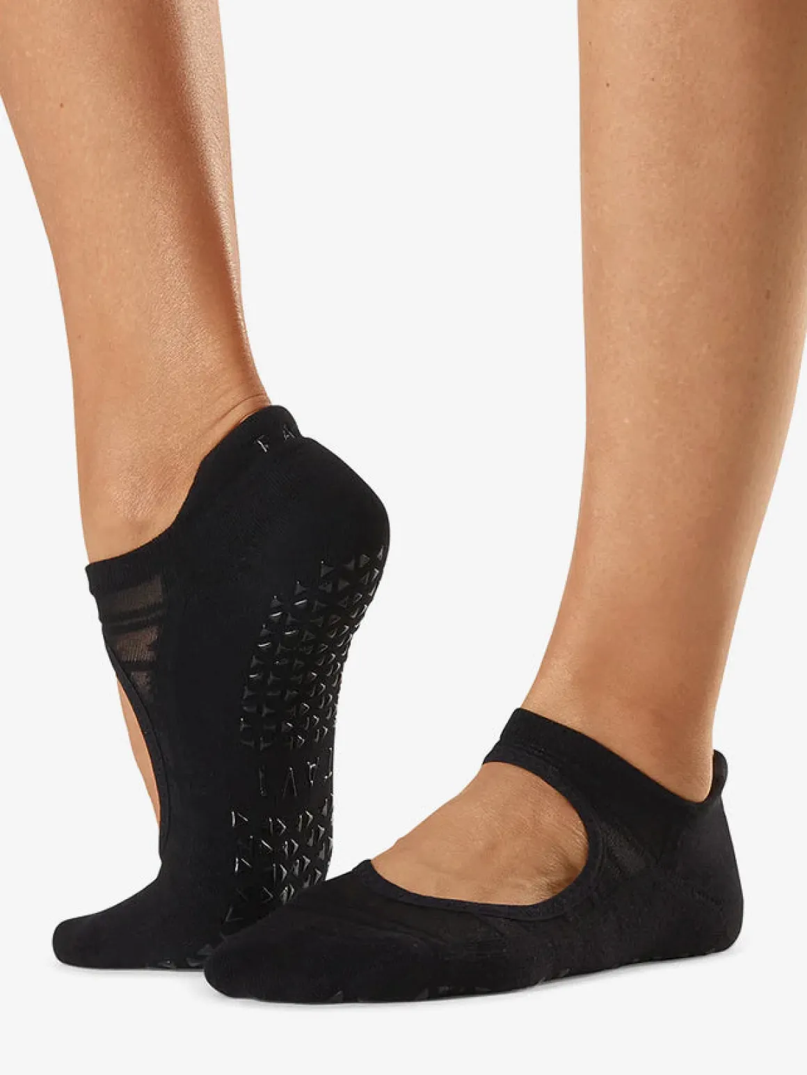 Emma Breeze Grip Socks - Ebony
