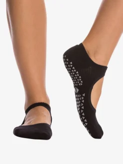 Emma Grip Socks - Ebony