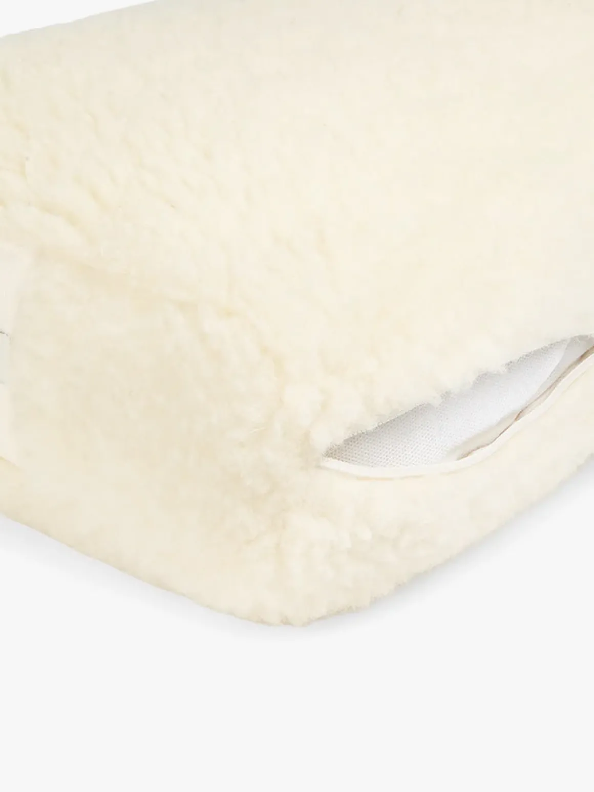 Enlight Merino Wool Rectangular Bolster - Natural Ease