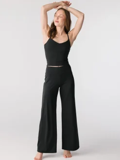 Float Ballet V-Neck Tank - Black
