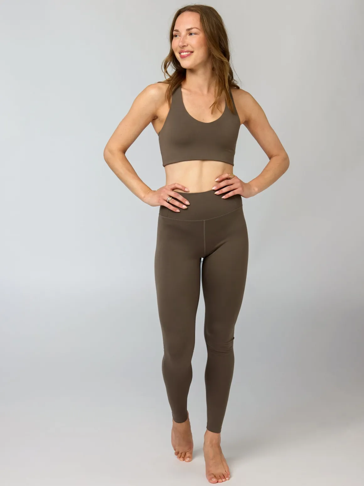 Float High Rise Legging - Mink
