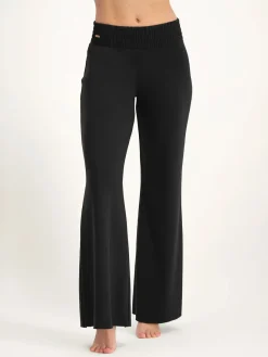 Flow Wide-Leg Yoga Pants - Onyx Black