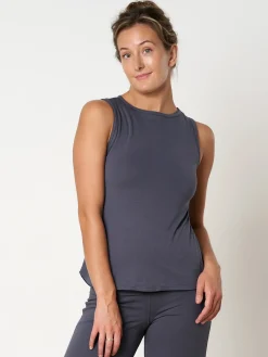 Freedom Yoga Vest - Ash Grey