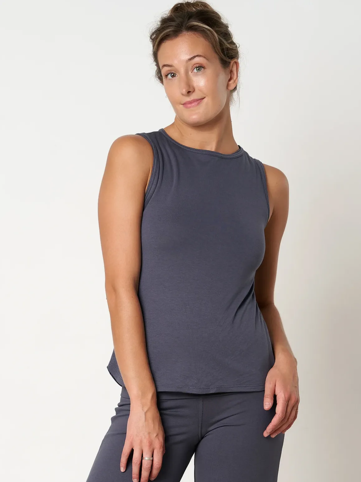 Freedom Yoga Vest - Ash Grey