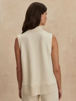 Freida V Neck Tank - Pristine