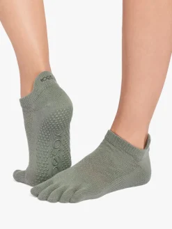 Full Toe Low Rise Grip Socks - Ivy Field