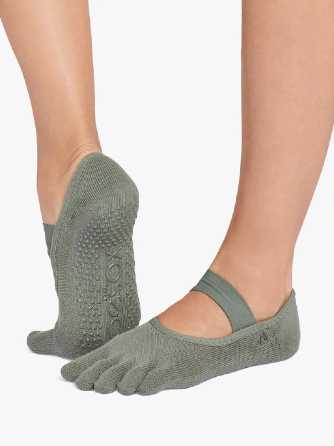 Full Toe Mia Grip Socks - Ivy Field