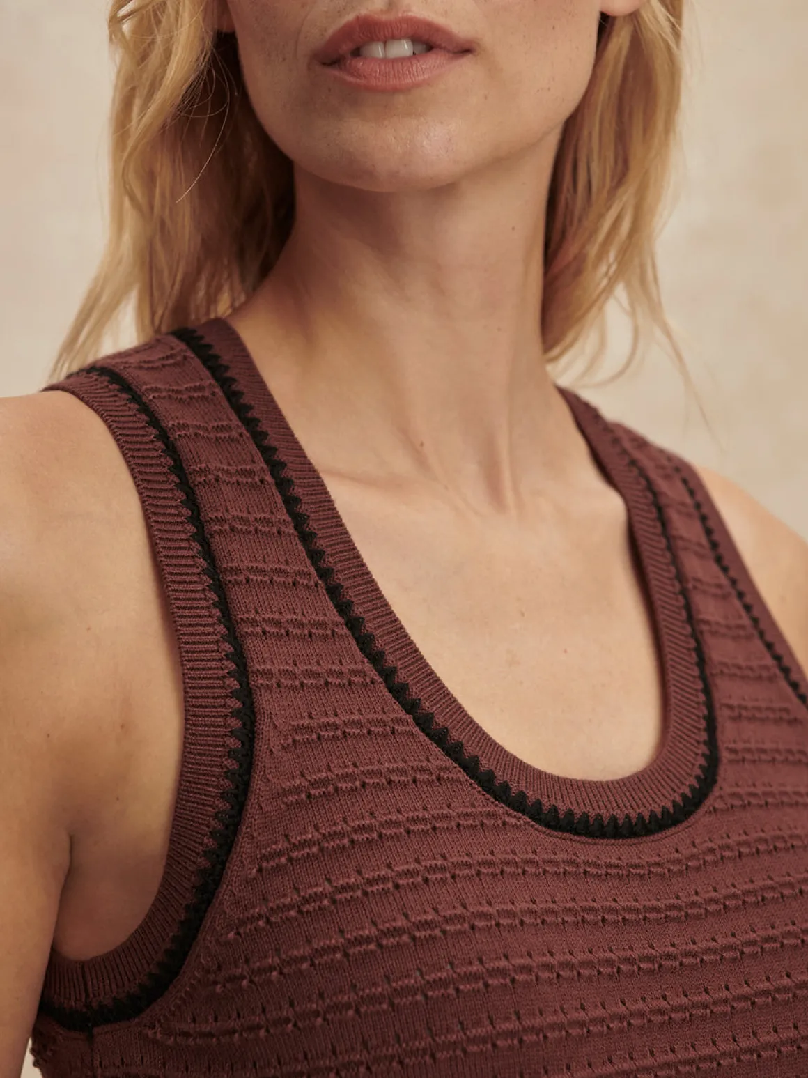 Gideon Knit Tank - Ironwood