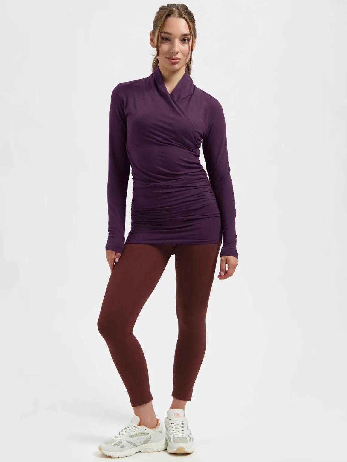 Good Karma Long Sleeve Yoga Top - Bloom