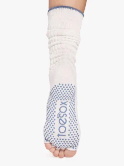 Half Toe Slouch Grip Socks - Ash