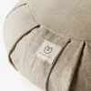 Hemp Buckwheat Zafu Meditation Cushion - Natural - Box of 5